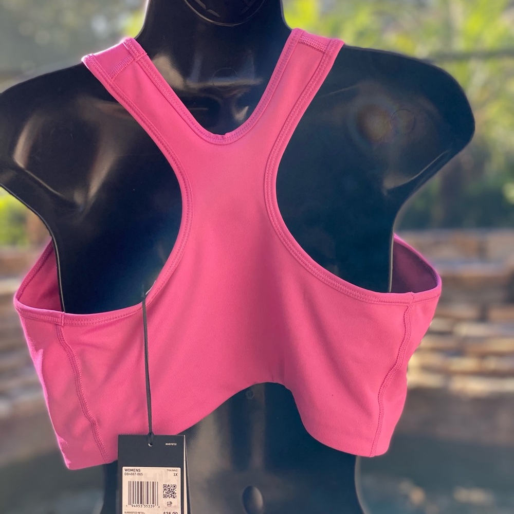 NIKE SWOOSH CLASH DRI FIT SPIRTS BRA DB4687-665 1X - Picture 4 of 4